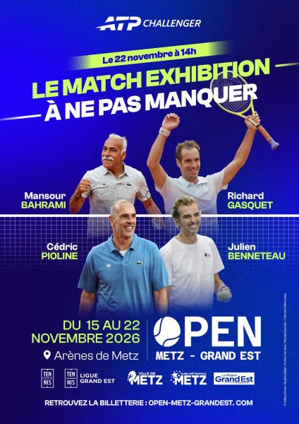 Une exhibition exceptionnelle en prélude à la grande finale de l’Open Metz - Grand Est ! Image de Une exhibition exceptionnelle en prélude à la grande finale de l’Open Metz - Grand Est !